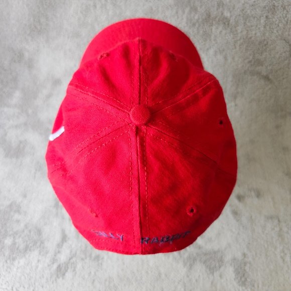 Vintage Trix snap back ball cap red embordered Silly Rabbit Made in USA - Picture 11 of 12